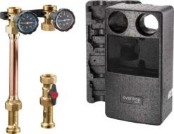 Oventrop Kesselanbindesystem 1357070 Regumat S-180, DN 25, Ohne Pumpe, Mit Kugelhahn