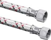 Oventrop Schlauchleitung 2110053 NI 8 - 1000mm, Beiderseits G 3/8 ÜM, Mit Dichtkegel