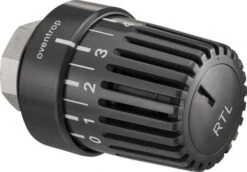 Oventrop Uni RTLH Thermostat 1149068 10-70 GradC, Mit Nullstellung, Anthrazit