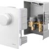 Oventrop Unibox Temperaturregler 1022739 Weiß, Für Raum- Und Rücklauf