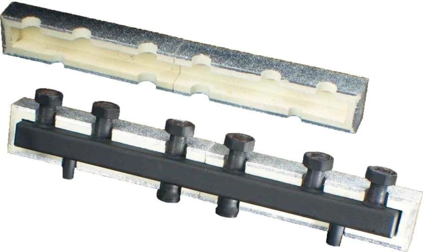 Oventrop Verteilerbalken Für Regumat 1351583 DN25, Für 3 Heizkreise, Stahl – Bild 2