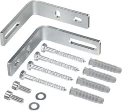 Oventrop Wandhalterung 1351593 Mit Befestigungsmaterial, Für Modulverteiler, Stahl, Für Regumat