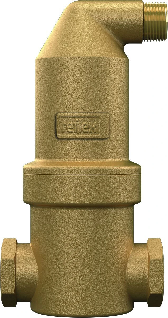Reflex Exvoid Mikroblasenabscheider 9251030 A 1 1/4, IG 1 1/4", Horizontal, 110 °C, 10 Bar, Messing