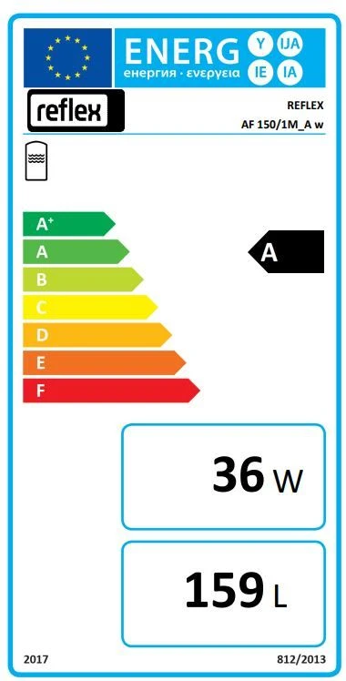 Reflex Storatherm Aqua Speicher 7355100 AF 150/1/M_A, Weiß, Folienmantel, Mit Glattrohrwärmeübertrager – Bild 2