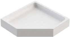 Schedel Bette Caro Duschwannenträger SD22706 80x80x3,5cm, 5-Eck, Höhe 14cm