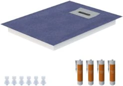 Schedel Line Flow Duschelement LI1KF901012 100 X 120 Cm, Vierseitiges Gefälle