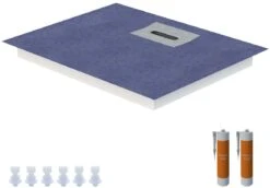 Schedel Line Flow Duschelement LI1KF901090 100 X 90 Cm, Vierseitiges Gefälle