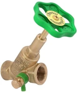 Schlösser Freistromventil 0015102000001 DN 20, Rp 3/4, Mit Entleerung, Steigende Spindel