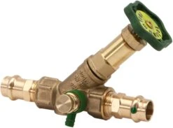 Schlösser Freistromventil 0015381500001 DN 15, 15mm, IG, Mit Entleerung, Nichtsteigende Spindel