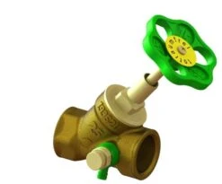 Schlösser Schrägsitzventil 0014102500001 DN 25, Rp 1, Mit Entleerung, Steigende Spindel