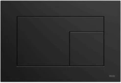 TECE TECEvelvet WC-Betätigungsplatte 9240732 Für Zweimengentechnik, Nero Ingo / Schwarz