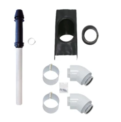Vaillant Abgassystem Schrägdach Komplettpaket, DN 60/100, Schwarz