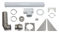 Vaillant Basis-Anschluss-Set 0020042907 Ø 80/125 Mm, Konzentrisch, Edelstahl/PP