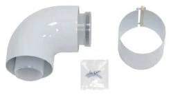 Vaillant Bogen 87 Grad 60/100mm PP 303910 Konzentrisch