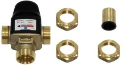 Vaillant Warmwasser-Thermostatmischer 302040 Mit Klemmringverschraubung 22mm, 3/4"