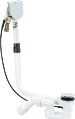 Viega Multiplex Ab-/Überlaufgarnitur 733605 Visign MT9, DN 40/50x725mm, Verchromt