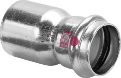 Viega Prestabo Reduzierstück 558543 28 X 22 Mm, Mit SC-Contur, Stahl Unlegiert, Verzinkt