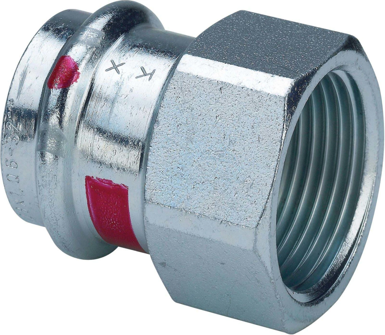 Viega Prestabo Übergangsstück 559090 18 Mm X Rp 1/2, Stahl Unlegiert, SC-Contur, Mehrkant