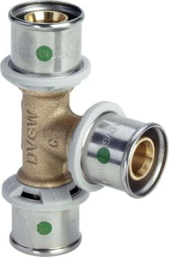 Viega Sanfix-P T-Stück 566807 32 X 20 X 32 Mm, Mit SC-Contur, Rotguss