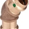 Viega Sanpress Bogen 281533 18 Mm, 45°, Mit SC-Contur, Rotguss Oder Siliziumbronze