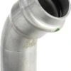 Viega Sanpress Inox Bogen 435448 54mm, 45Grad, Stahl Nichtrostend, SC-Contur