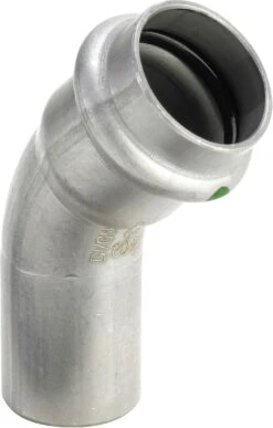 Viega Sanpress Inox Bogen 435448 54mm, 45Grad, Stahl Nichtrostend, SC-Contur