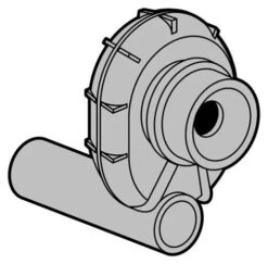 Villeroy & Boch Absaugformstück Ablauf Waagerecht, Weiss