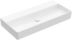 Villeroy & Boch Memento 2.0 Waschtisch 4A221FR1 100 X 47 Cm, Weiß Alpin C-plus, Ohne Hahnloch, Ohne Überlauf