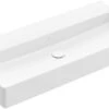 Villeroy & Boch Memento 2.0 Waschtisch 4A221FRW 100 X 47 Cm, Stone White C-plus, Ohne Hahnloch, Ohne Überlauf