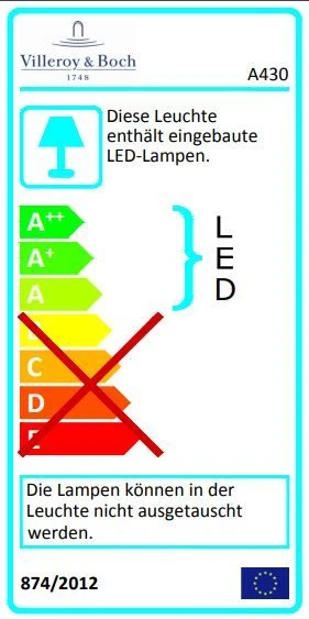 Villeroy Und Boch More To See LED-Lichtspiegel A430A300 120 X 60 X 3 Cm, 12 W, Für Raumschaltung, IP44 – Bild 4