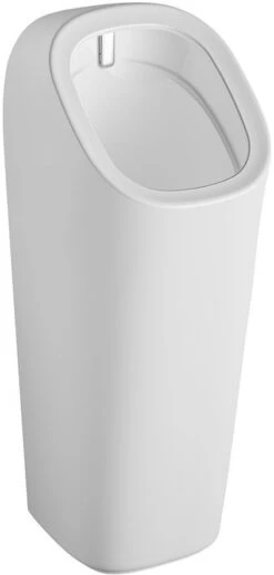 Vitra Plural Urinal 7809B003-5330 33,5x38x90,5cm, Bodenstehend, Batterie, Weiß Hochglanz