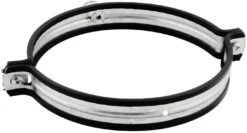 Walraven Aero Lüftungsschelle 4115125 M 8, 125mm, Stahl, Sendzimirverzinkt, Mit Schallschutz