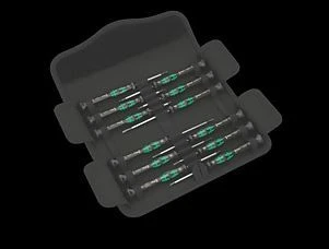 Wera Kraftform Micro 12 Universal Elektronik Schraubendrehersatz 05073675001 12-teilig