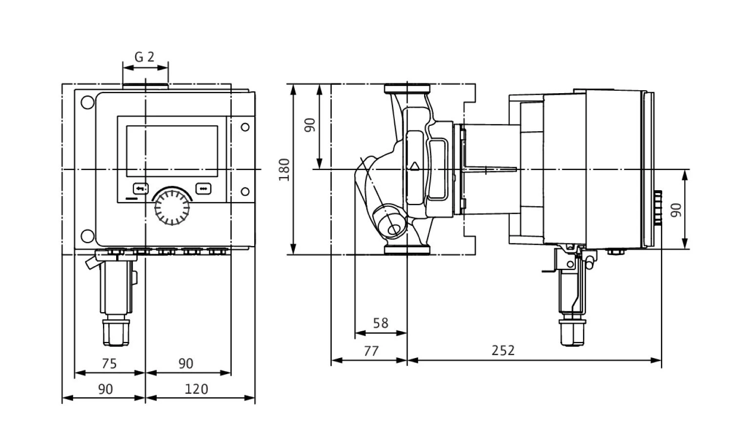 Wilo Stratos MAXO-Z Trinkwasserpumpe 2186310 30/0,5-6, PN 16, 230 V, 50/60 Hz – Bild 3