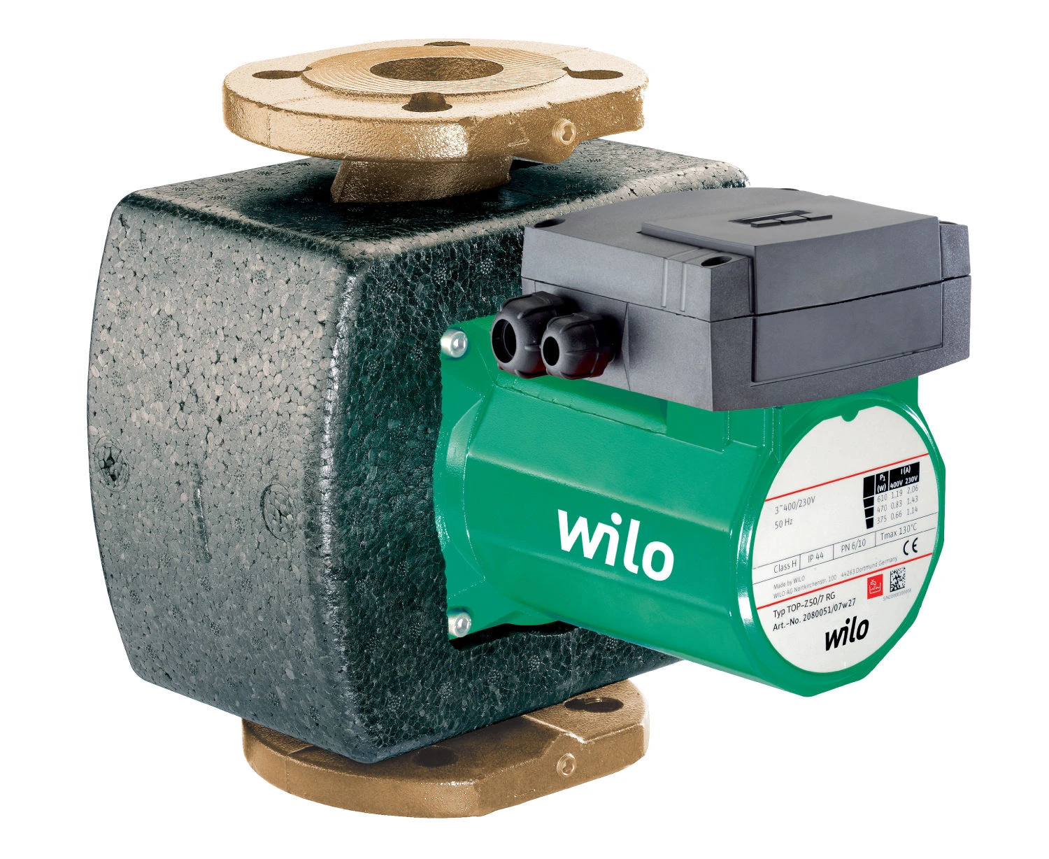 Wilo Top-z Standard-Trinkwasserpumpe 2175532 80/10, PN 6, 400/230 V, Rotguss-Gehäuse