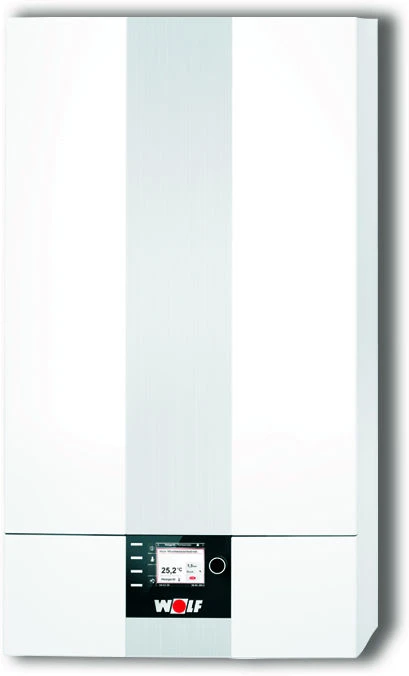 Wolf CGB 2-14 Gasbrennwert-Heiztherme 8615008 Mit Hocheffizienzpumpe, 14 KW