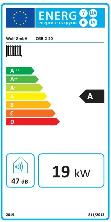 Wolf CGB 2-20 Gasbrennwert-Heiztherme 8615009 Mit Hocheffizienzpumpe – Bild 7