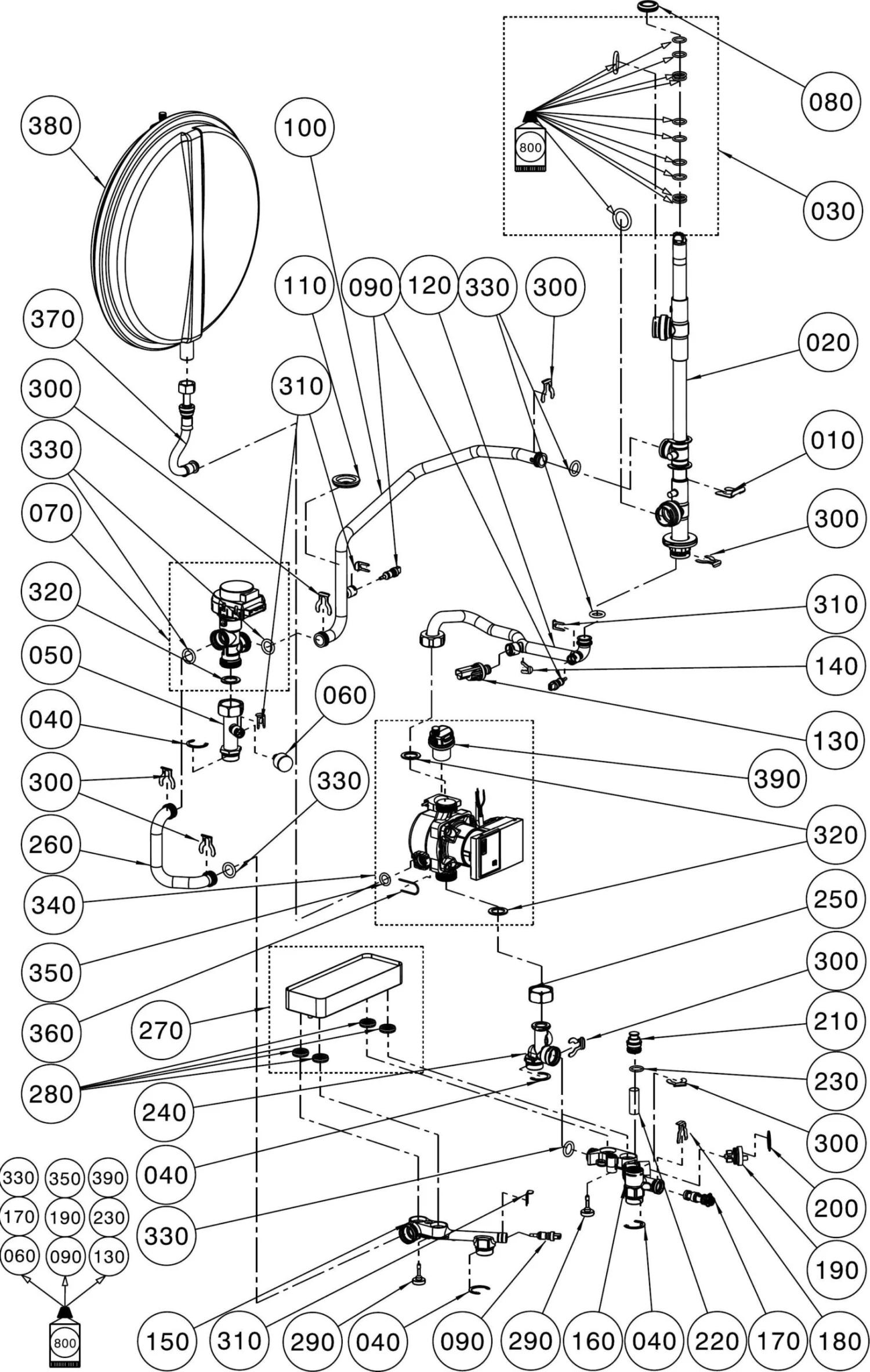 Wolf CGB 2K-20 Gasbrennwert-Kombitherme 8615011 Mit Hocheffizienzpumpe, 20kW, Heizen Und Warmwasser – Bild 5