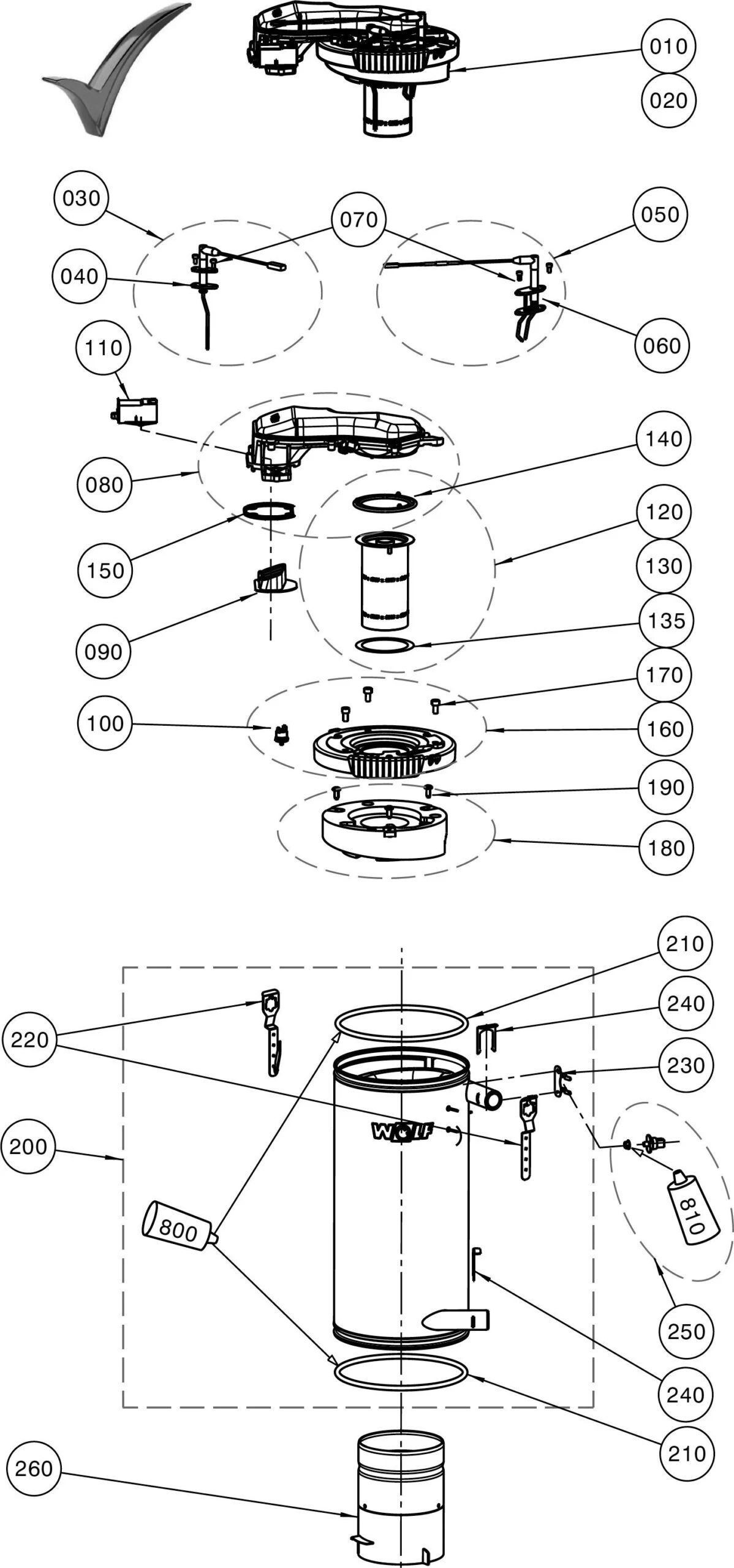 Wolf CGS-2-24/200 Gasbrennwert-Zentrale 8615017 24kW, Mit Warmwasser-Schichtenspeicher 200 Liter – Bild 2