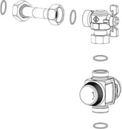 Wolf Rücklauf-Einschichtungsset 8616505 Für FWS-2-60, FWS-2-80, BSP