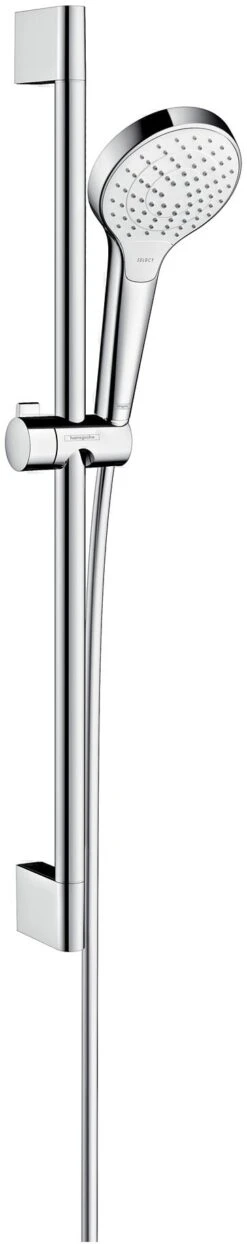 Hansgrohe Croma Select S Vario Brauseset 26562400 Weiss-chrom, 65 Cm Brausestange Unica Croma